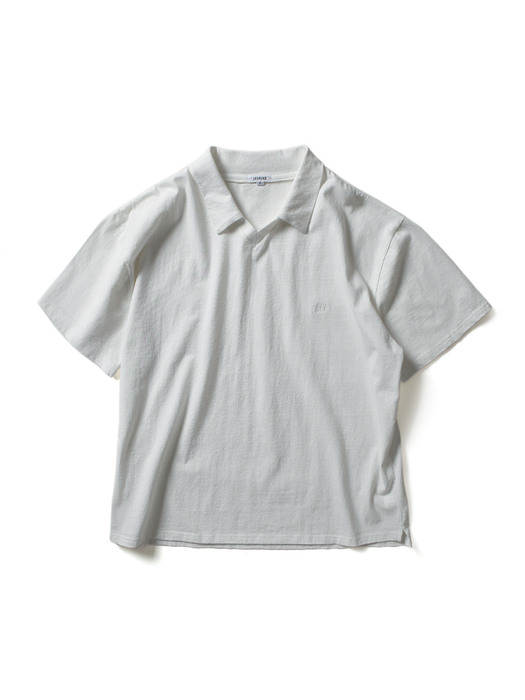 Cotton Polo jersey -White