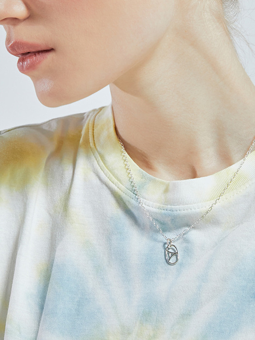 [Silver 925] Eiffel Symbol Silver Necklace