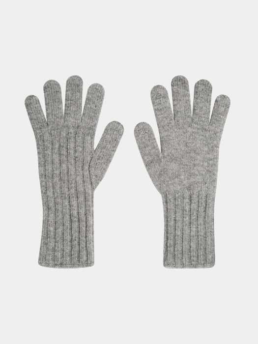 [단독] Textured Touch Gloves_Melange grey