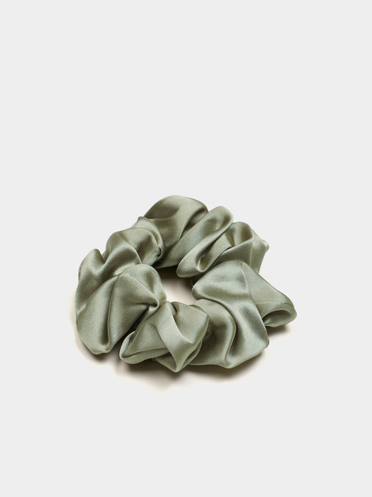 Silk Scrunchie (S) - Pistachio