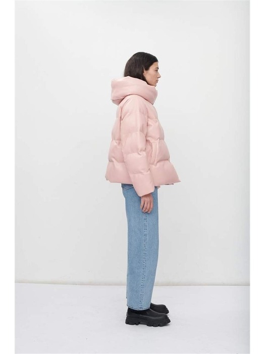 W_PATRICIA VEGAN LEATHER PUFFER_PINK
