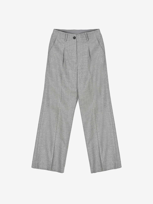 WOOL SEMI WIDE PANTS