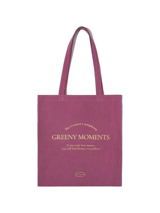 Greeny eco bag (Mellow purple)