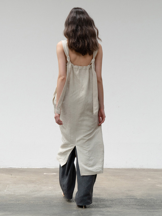 Sleeveless Linen Dress