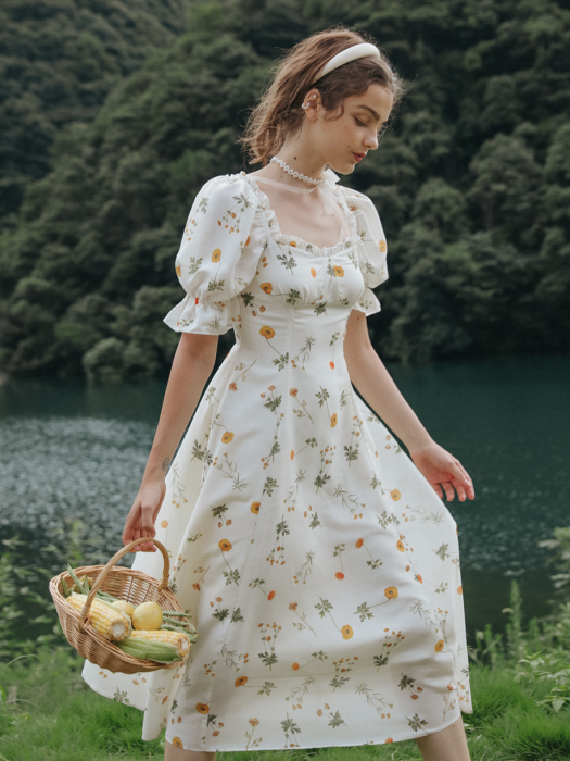 Cest picnic cheerful daily dress