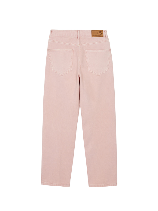 Pink Denim Jeans in Rose tan VJ2ML197-6X