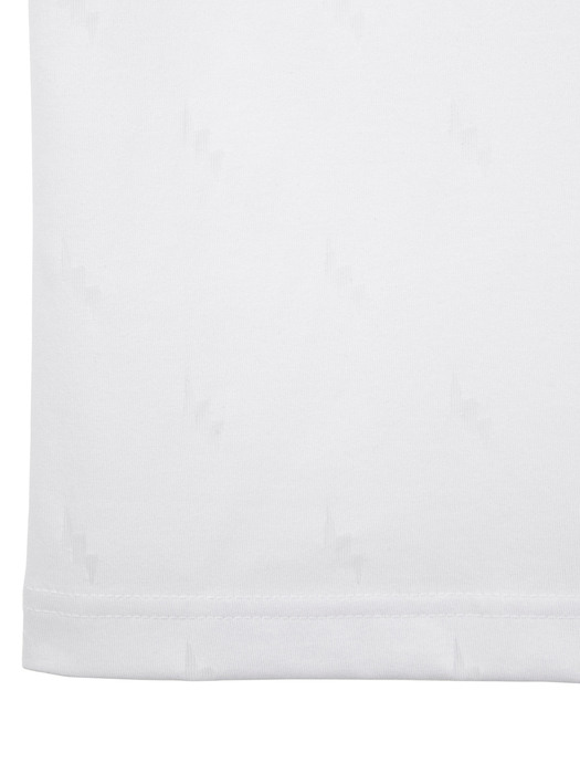 [바스키아 브루클린] 22SS 그래픽 자카드 반팔 셔츠 남성 PURE WHITE