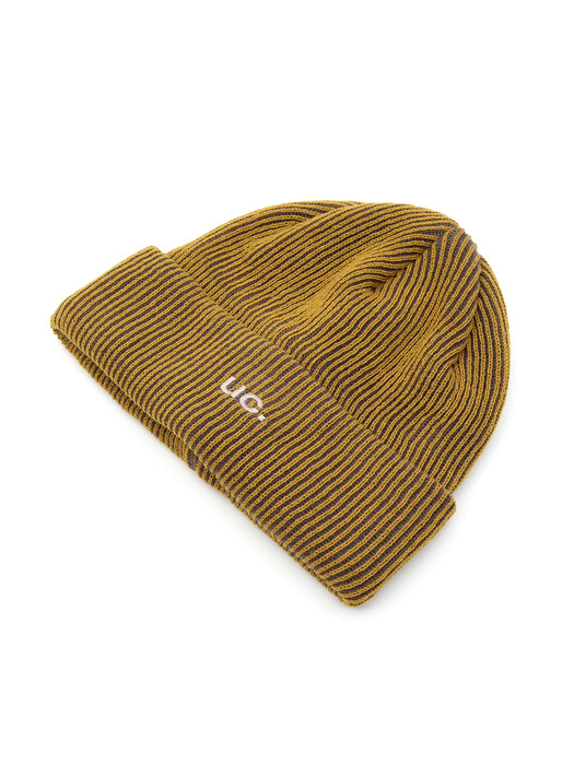 BEANIE / DOUBLE FACE / D YELLOW