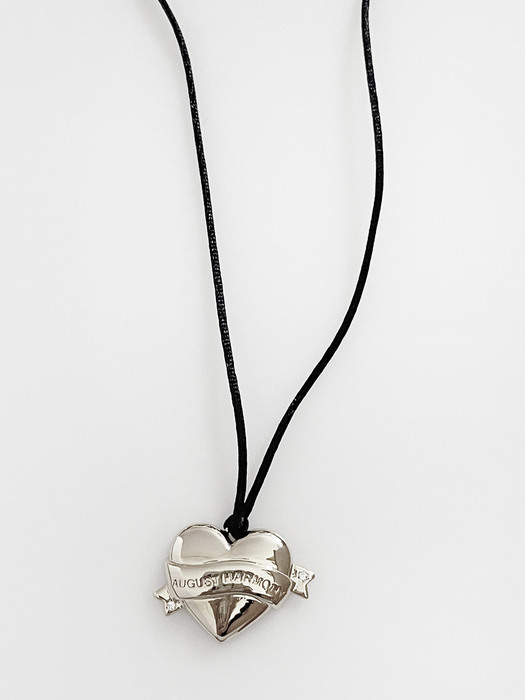 [단독]Old School Heart String Necklace(2color)