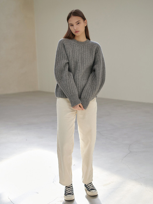 22WN winter volume pullover [GY]