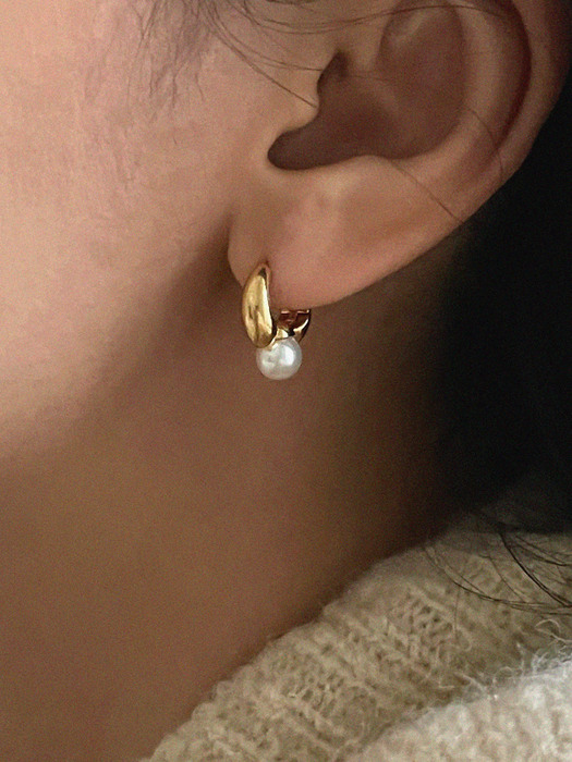 silver925 memo earring