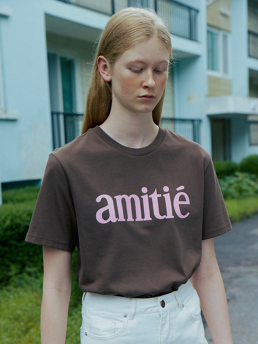 Loose Fit amitie T-shirt_2color