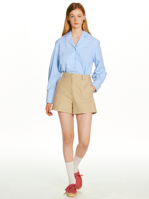 SUPPLI Basic shorts (Light khaki)