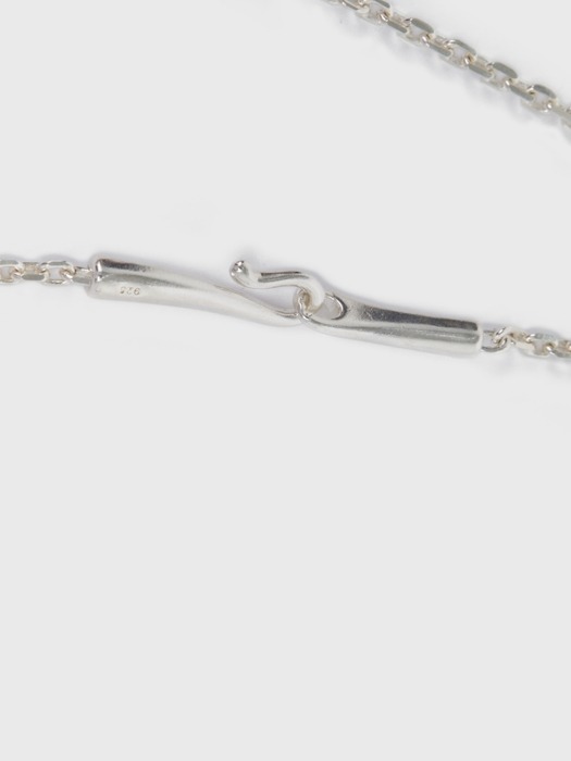 neu silver necklace - silver