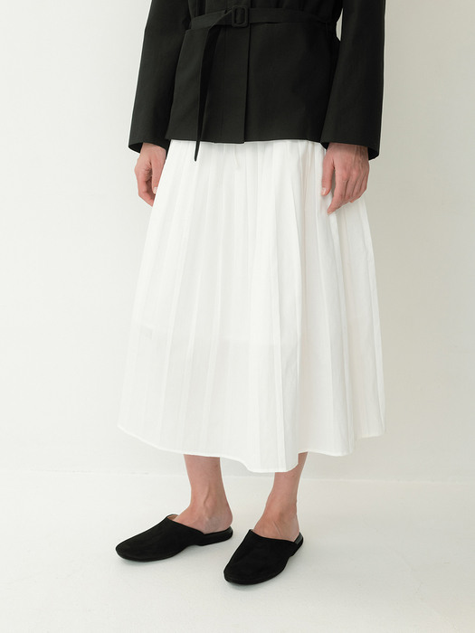 Edith Pleated Skirt