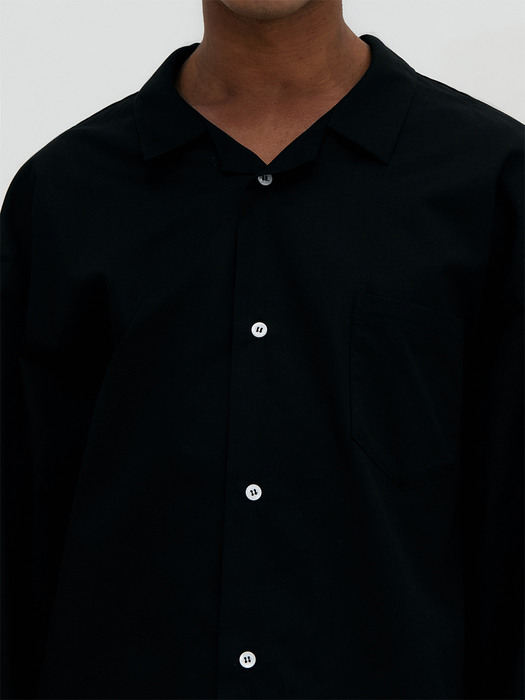 Stay Pajamas Longs Sleeve Shirts - All Black