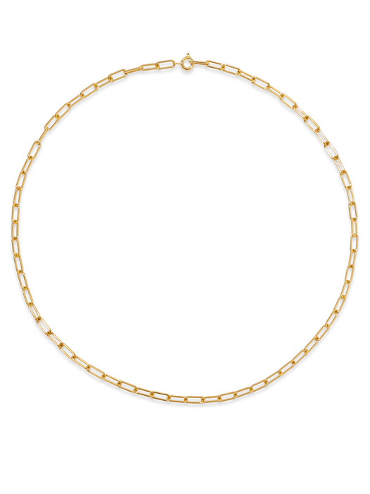 Basic Oval Chain Necklace 
