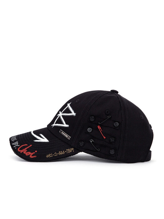 BBD Double Face Plate Logo Cap (Black)