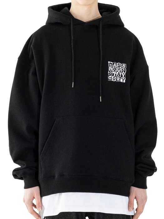 CUSHION LOGO HOODIE MSHHD001-BK