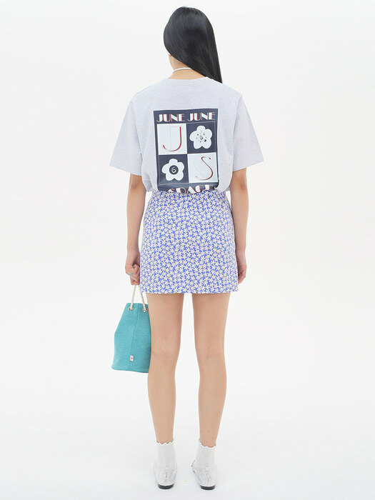 Blossom Mini Skirt_Blue