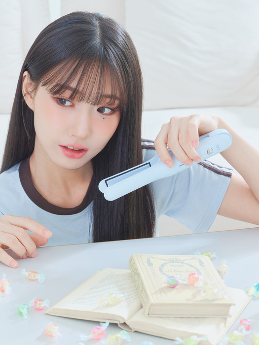 오아 무선 고데기 미니 매직기