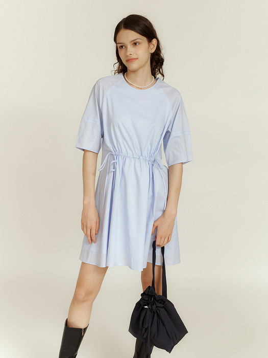 4.67 Puff sleeve dress (Blue)
