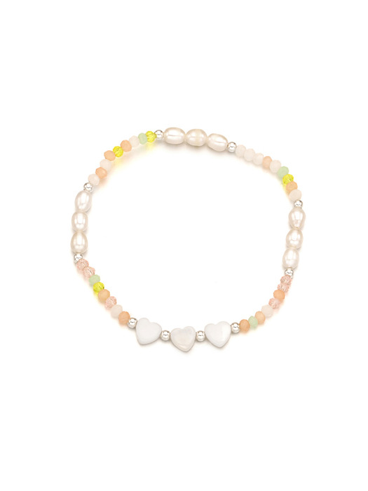 joy heart pearl bracelet