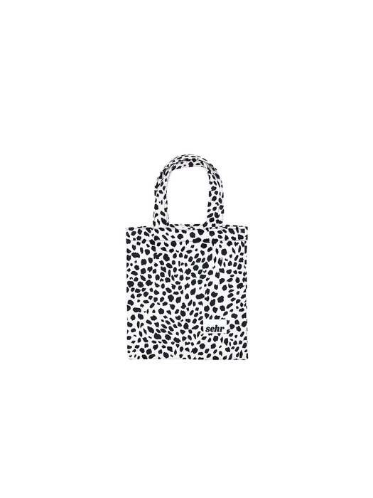 Leopard Marshmallow Mini Bag (White)