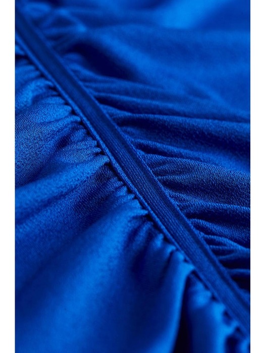 드레이프 바디콘 드레스 브라이트 블루 1194476002