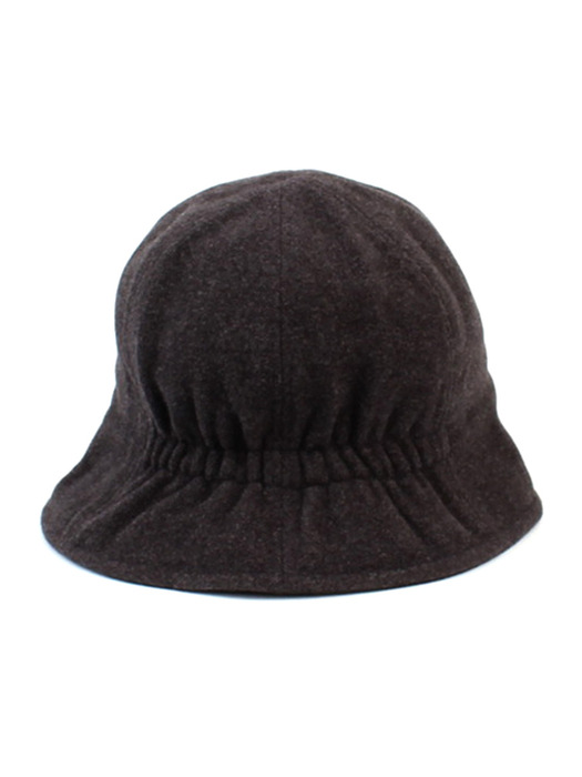 Simple Wool Gray Bucket Hat 니트버킷햇