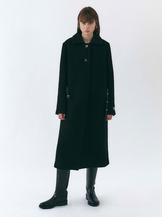 Belted Kate Coat (Black)