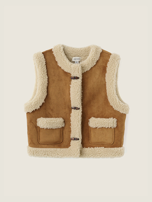 Cambon Shearing Vest (Beige)