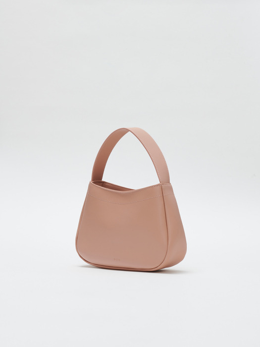 Curly tote bag Creamy salmon