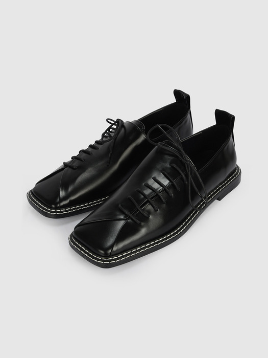 London loafer / black stitch(2/4/6CM)