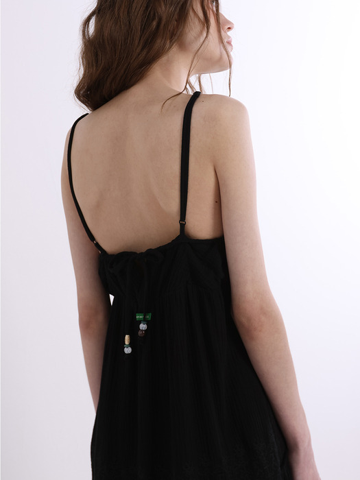 Needlework Beads Dress (Black)