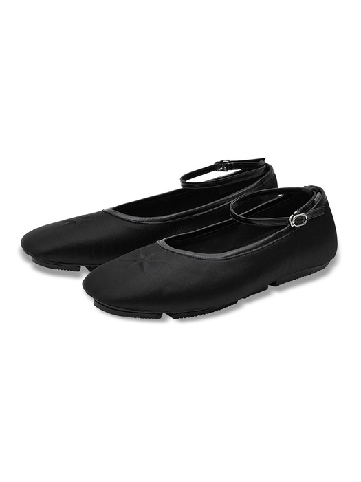 Hatch Flat Shoes (Black)