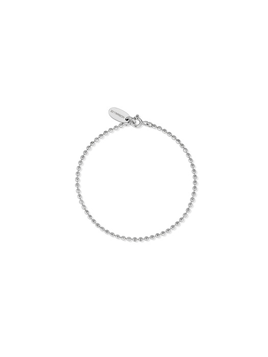 [Silver 925] Glitter Ball Bracelet (L)