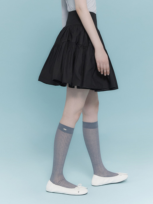 SEE-THROUGH KNEE SOCKS_TT3S706GY