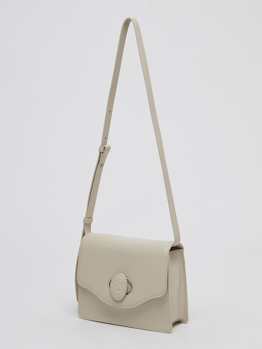 Oval shoulder bag_2colors