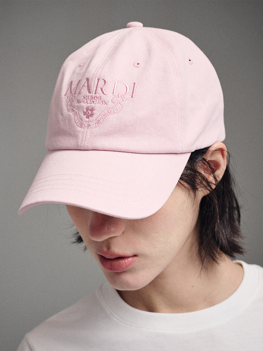 CAP ALUMNI CLASSIQUE WASHING_LIGHTPINK