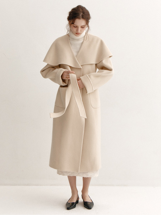 [캐시미어]Grace Handmade Cape Coat(3color)