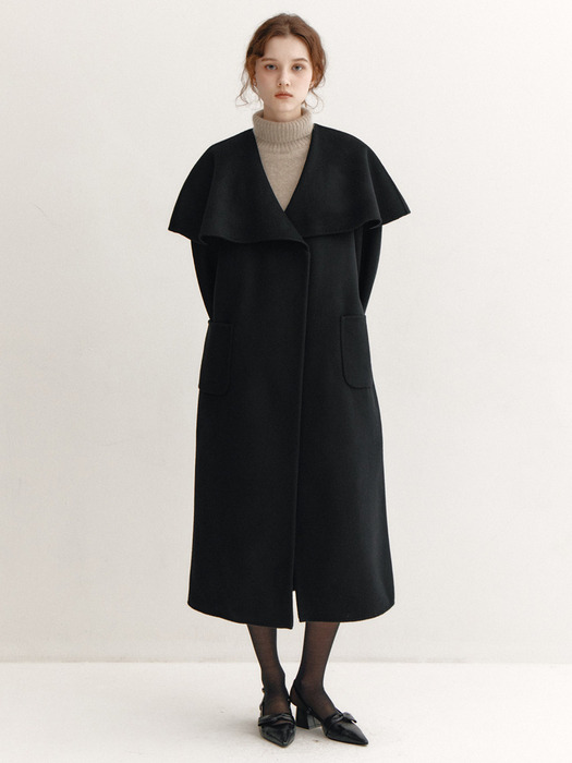 [캐시미어]Grace Handmade Cape Coat(3color)