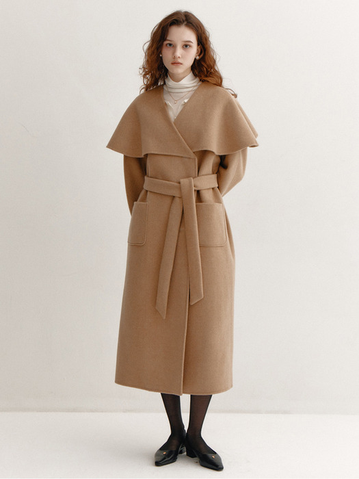 [캐시미어]Grace Handmade Cape Coat(3color)