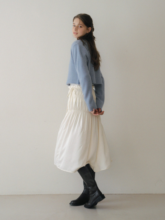 Smoking Banding Midi Skirt