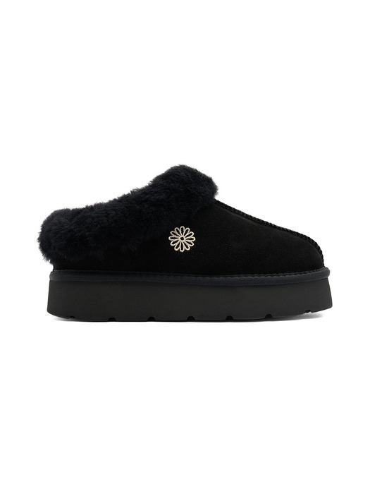 CLASSIQUE FUR MULE_BLACK