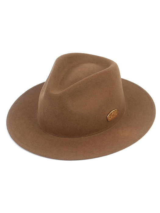 Big Size Beige Wool Fedora 빅사이즈 페도라