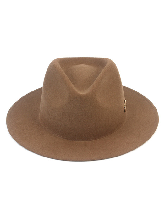 Big Size Beige Wool Fedora 빅사이즈 페도라