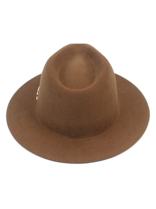 Big Size Beige Wool Fedora 빅사이즈 페도라