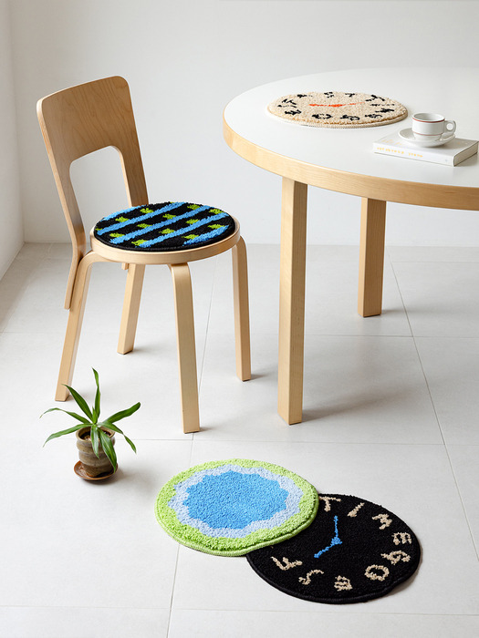 리틀띵스 원형러그 v.3