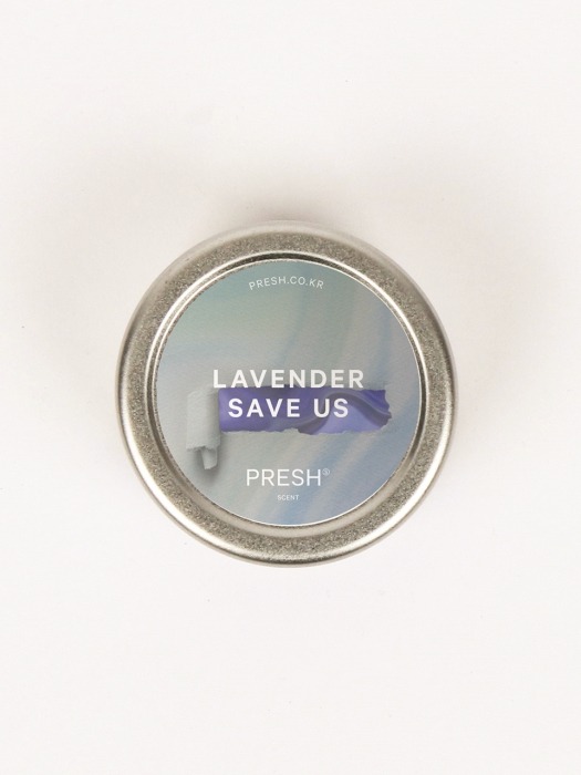 PRESH 캔들 LAVENDER SAVE US 라벤더 SMALL 60g